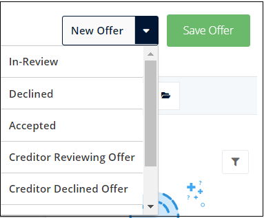 Settlement_New_Offer_Dropdown_Options_by_Save_Offer_button.png