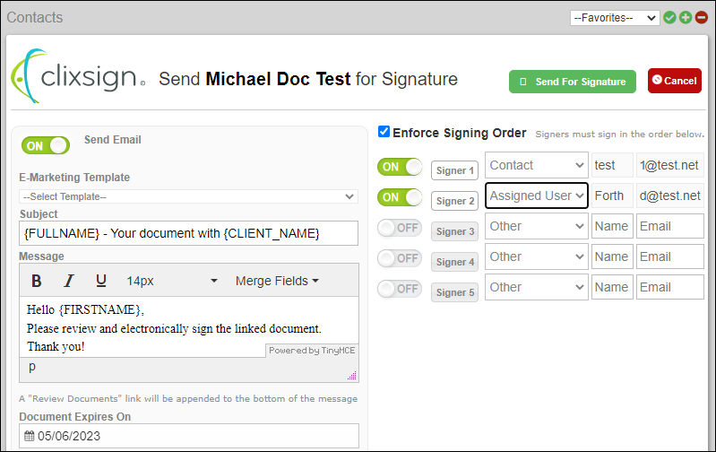 ClixSign_Send_for_Signature_Page_Email_Only_Apr2023.png