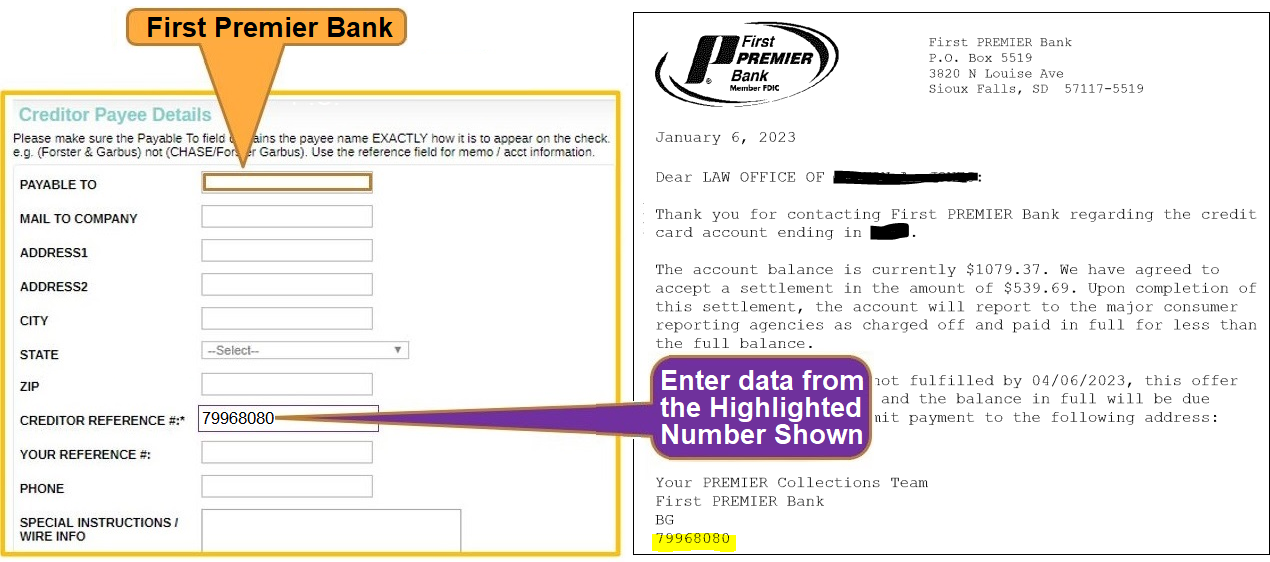 FirstPremierBankReferenceInfo