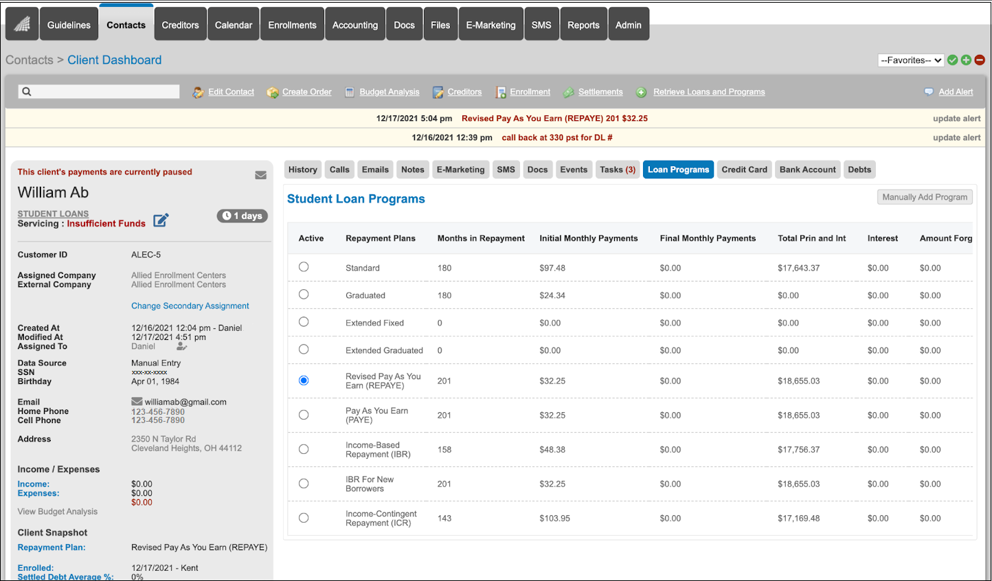 Student Debt Portal Guidance – Forth