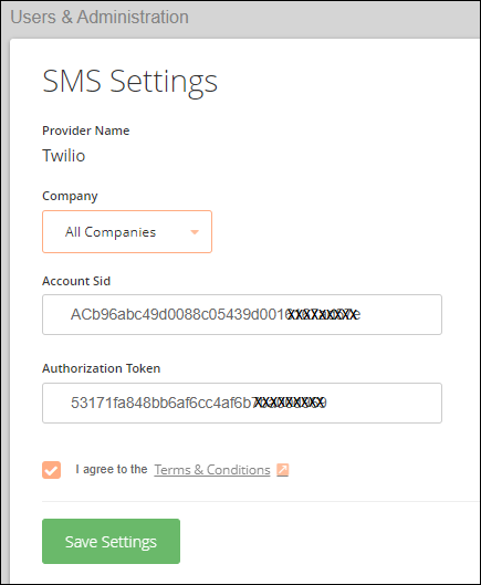 Admin Tab to Settings to SMS View Oct2023.png