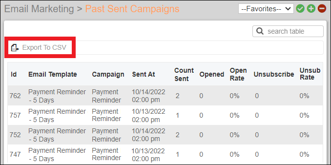 Emarketing Tab to Past Sent Campaign View Oct2023.png