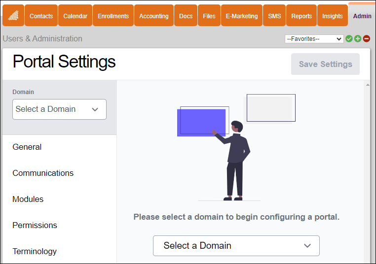 Customer Portal Settings Page View Oct2023.png