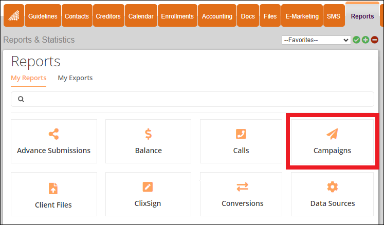 Reports Tab to Campaigns Report Mar2024.png