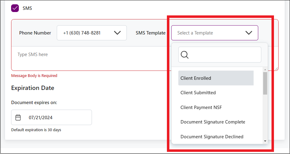 Delivery and Expiration View SMS Detail Template Selected 1 Jun2024.png