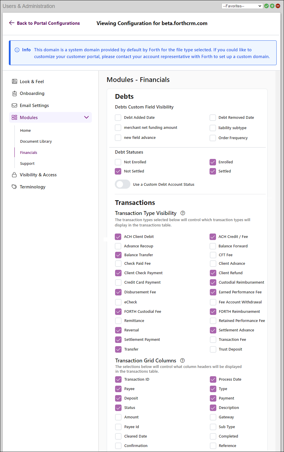 Customer Portal Settings Module Financials Aug2024.png