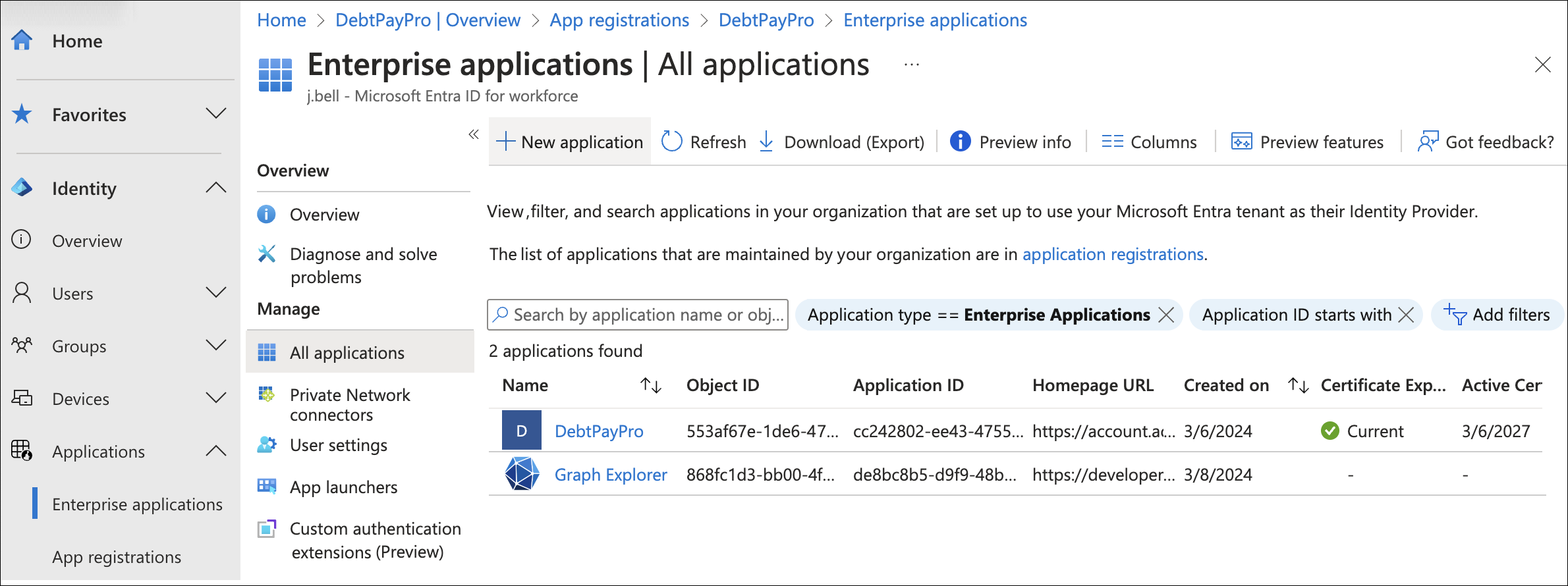 Entra SSO EnterpriseApps Page Jul2024.png