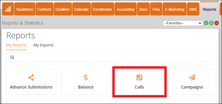 Reports Tab to Calls Report Jan2025.png