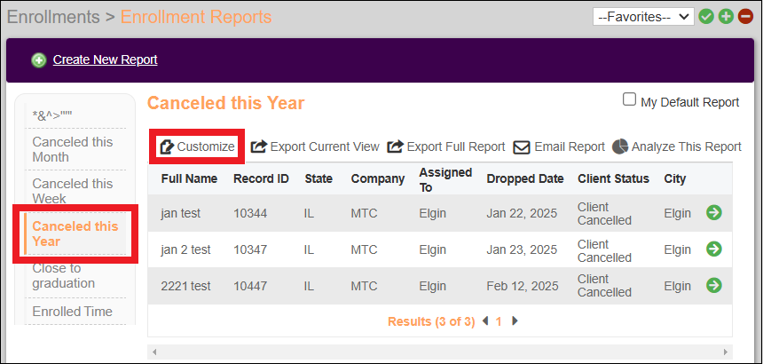 Create New Report to Customize Button Feb2025.png