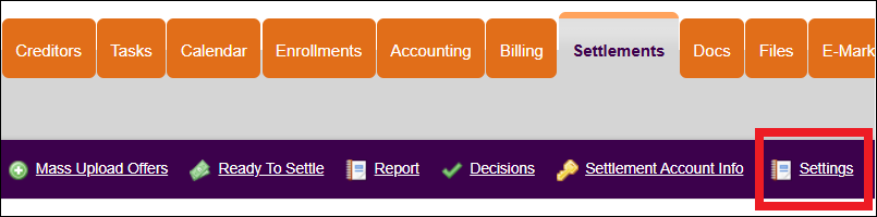 Settlements Tab to Settings in NavBar Dec2024.png
