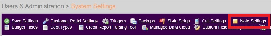 Admin Tab to Settings to Note Settings Feb2025.png