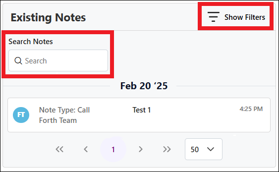 Searching Existing Notes Option Feb2025.png