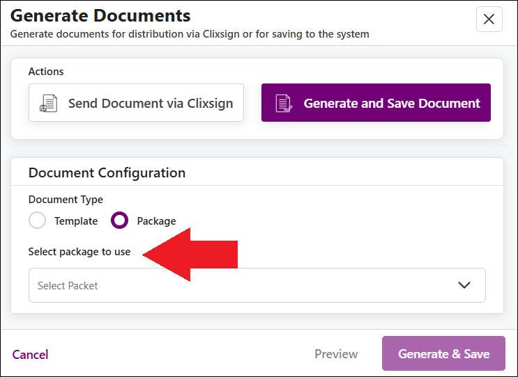 Docs Subtab to Generate Docs Button to Generate and Save Doc Package Feb2025.png