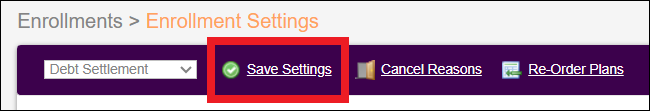 Enrollments Tab To Settings to Save Settings NavBar Sep2025.png