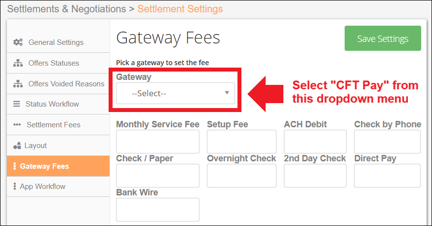 Settlements Tab to Settings to Gateway Fees Page View Sep2025.png