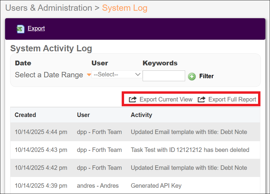 How to Use the System Log – Forth