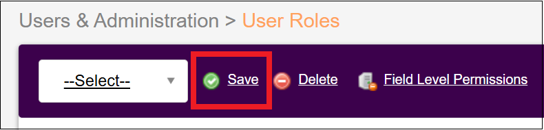Admin Tab to Settings To User Roles to Save in NavBar Sep2025.png