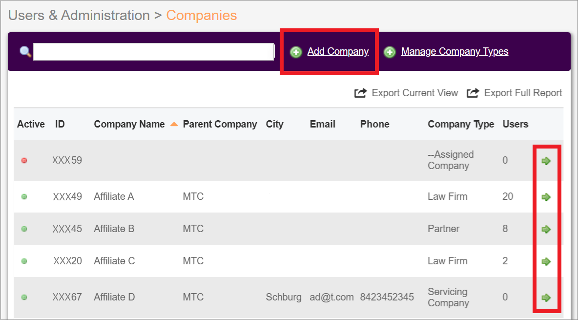 Companies Page View and Add Company Oct2025.png