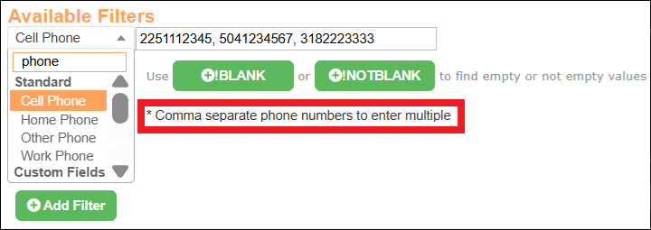 Contact List Filter for Multiple Phone Sep by Comma Oct2025.png