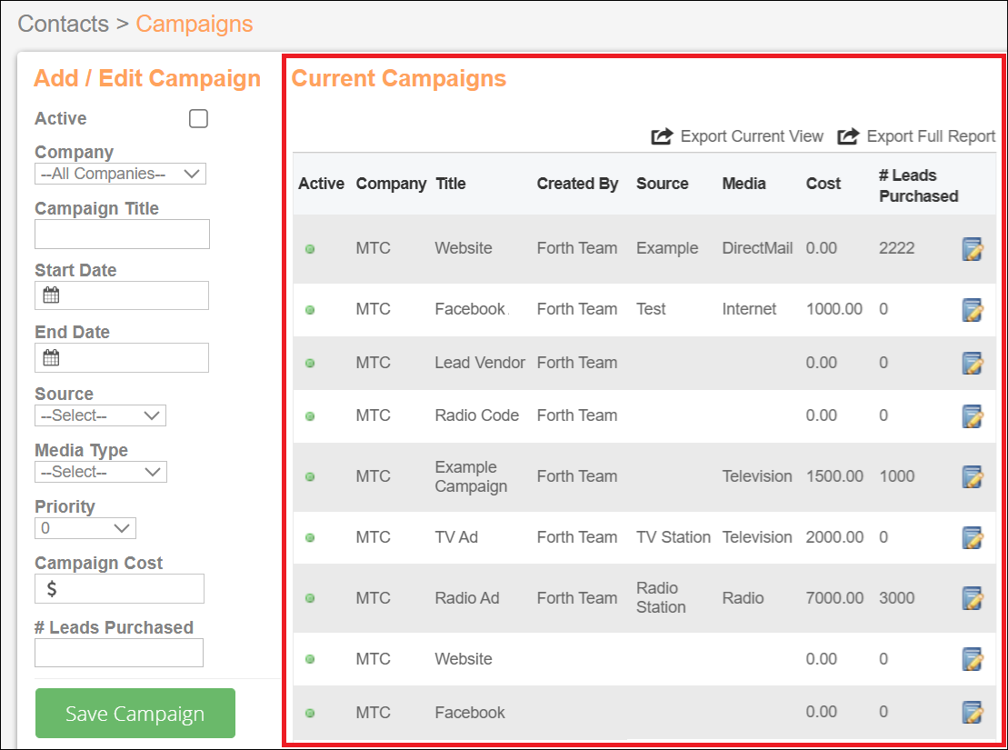 Contacts Tab to Campaigns Page View Nov2025.png