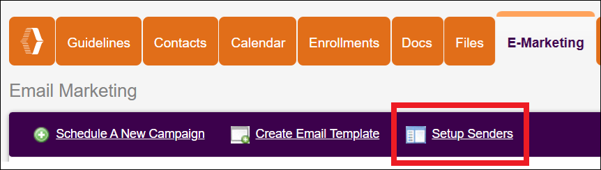 Emarketing Tab to Setup Senders NavBar Nov2025.png