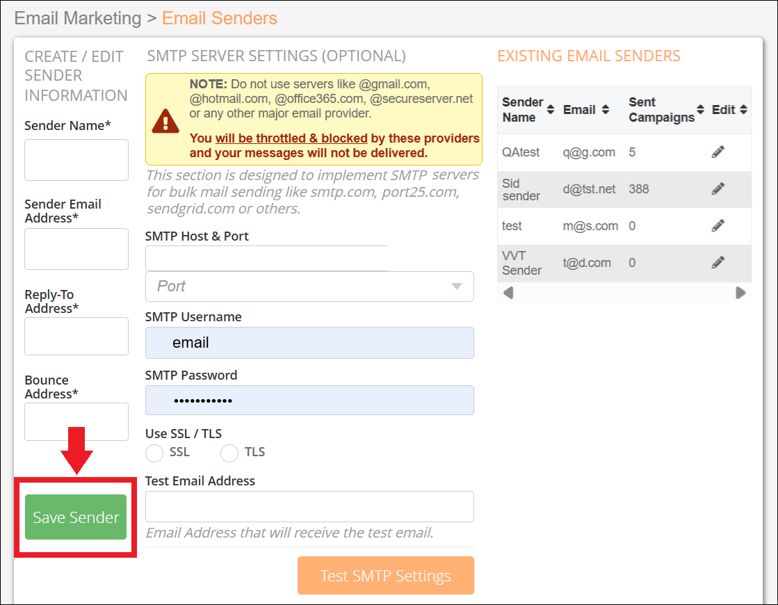 Email Senders Setup Senders Page Save Sender Button Nov2025.png