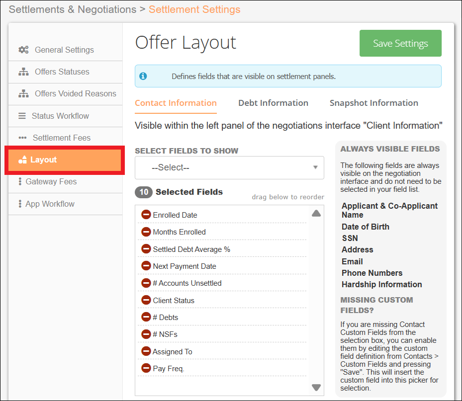 Settlements Tab to Settings to Layout View Nov2025.png
