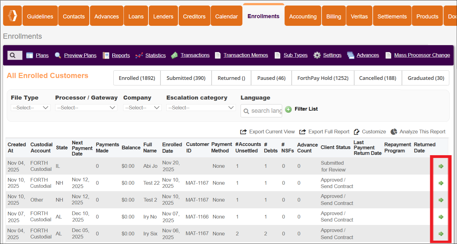 Enrollments Tab to Green Arrows 2 View Nov2025.png