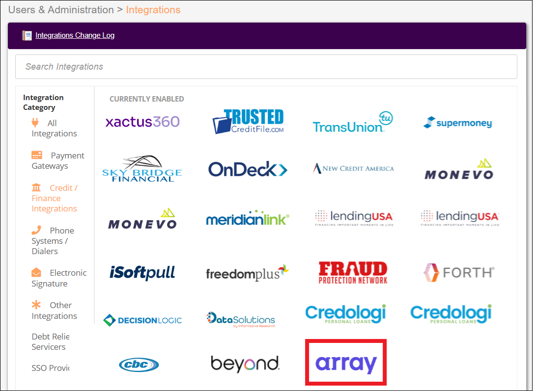 Admin Tab to Integrations Page View Array Dec2025.png