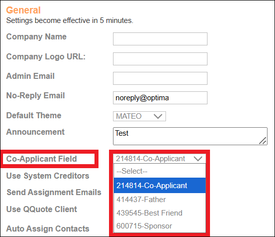 Admin Tab to Settings to General to Co-Applicant Field Dec2025.png