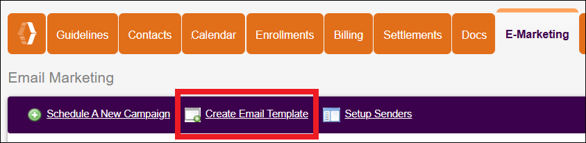 Emarketing Tab to Create Email Template Dec2025.png