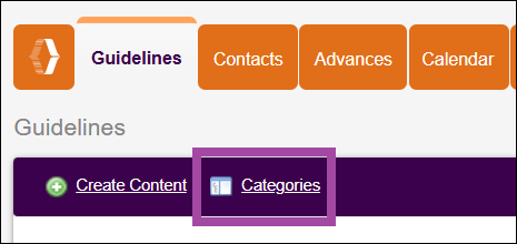 Guidelines Tab to Categories in NavBar Dec2025.png