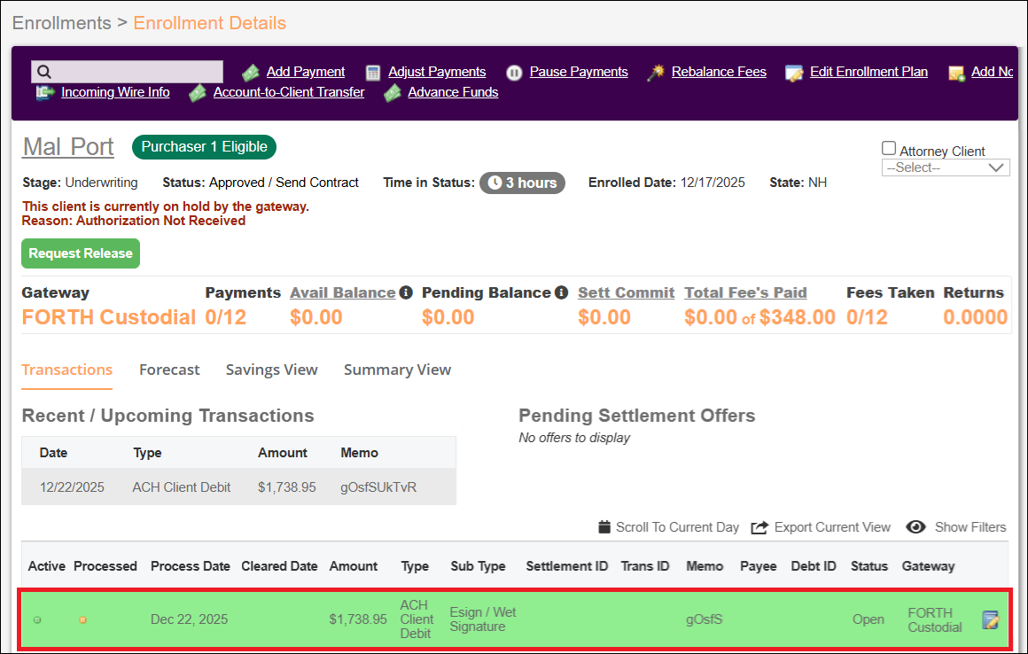 Recouping Funds From Affiliates – Forth