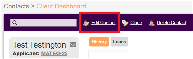 Contacts Tab to Client Dashboard to Edit Contact to Change Assigned To User Dec2025.png