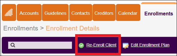 Re-enroll Client in NavBar Option Feb2026.png