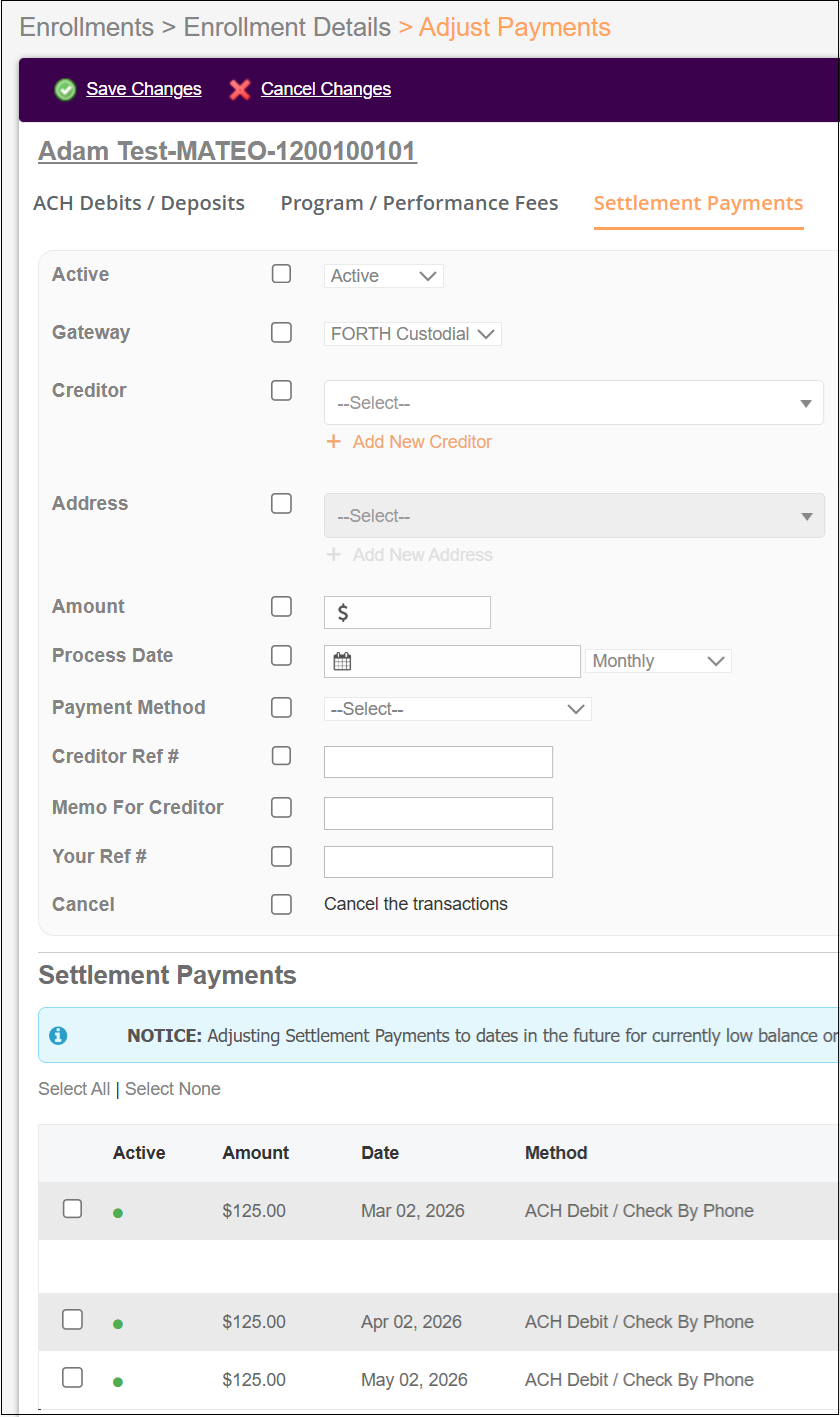 Adjust Payments_Settlement Payments Tab Page View Mar2026.png