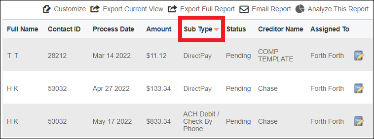 Uncollected Settlements Table View SubType Highlighted Apr2026.png