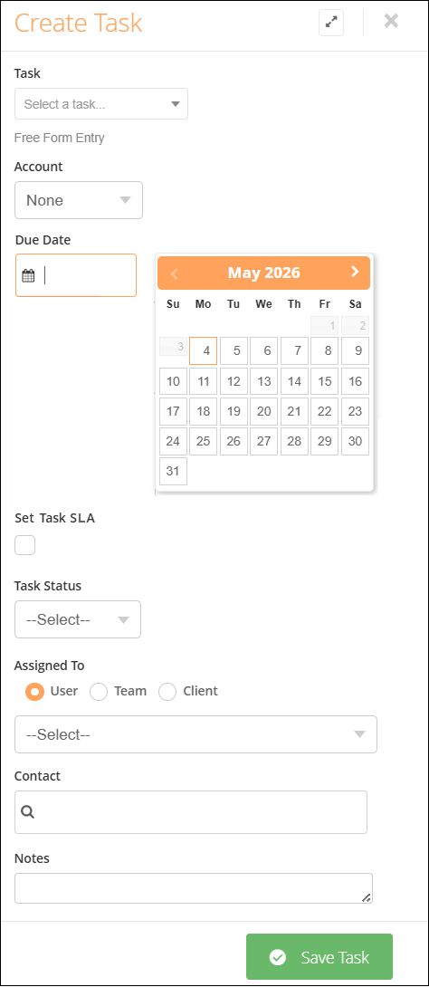 Create New Task with Task SLA Option and Past Dates Grayed Out May2026.png