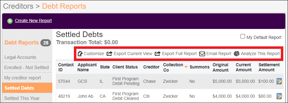Settled Debts Report View Mar2026.png