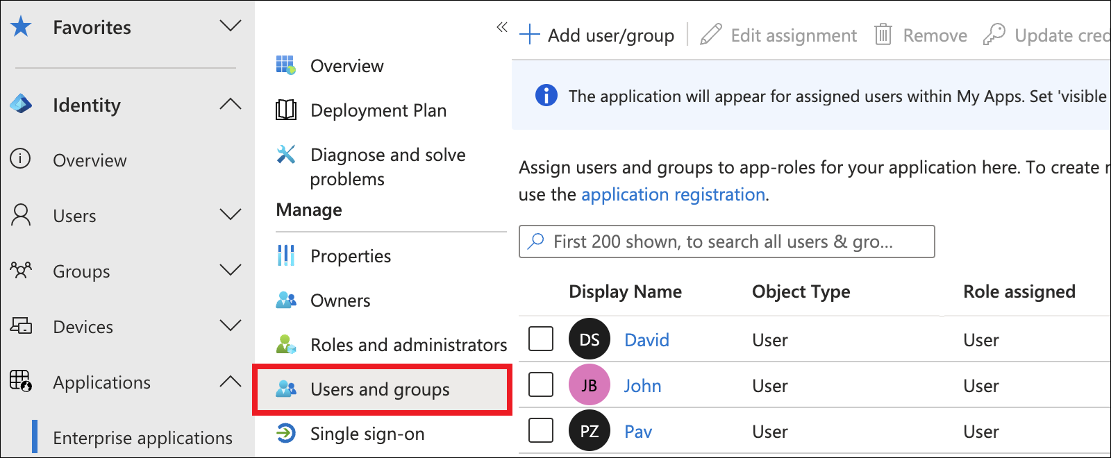 Entra SSO Users and Groups Page Jul2026.png