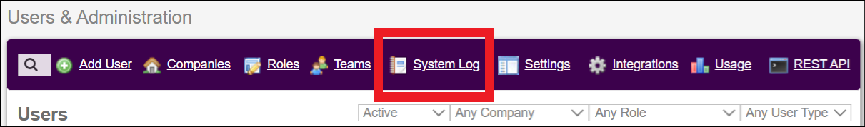 Admin Tab to System Log in NavBar View Jul2026.png