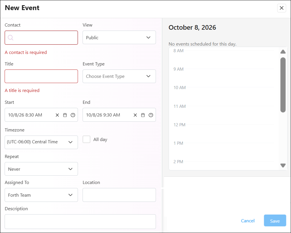 Calendar Tab to Schedule Event to New Event Popup Oct2026.png